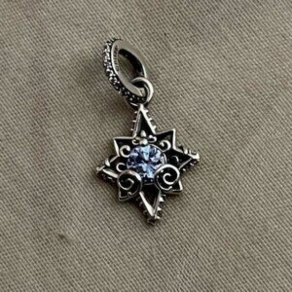 Pandora Disney Cinderella Blue Star Pendant - Picture 4 of 5